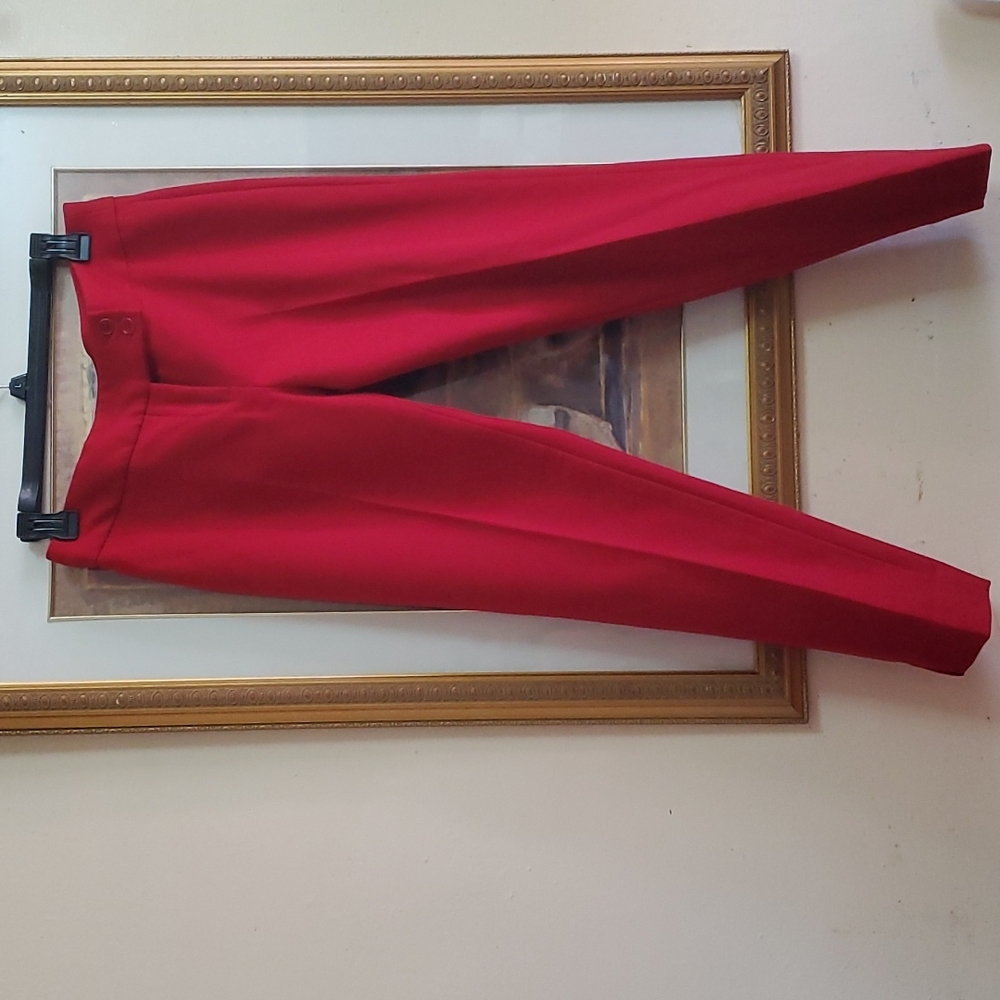 TALBOTS RED PANTS SIZE 4P